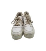 Adidasi dama 39, imitatie de piele, alb - imagine 3