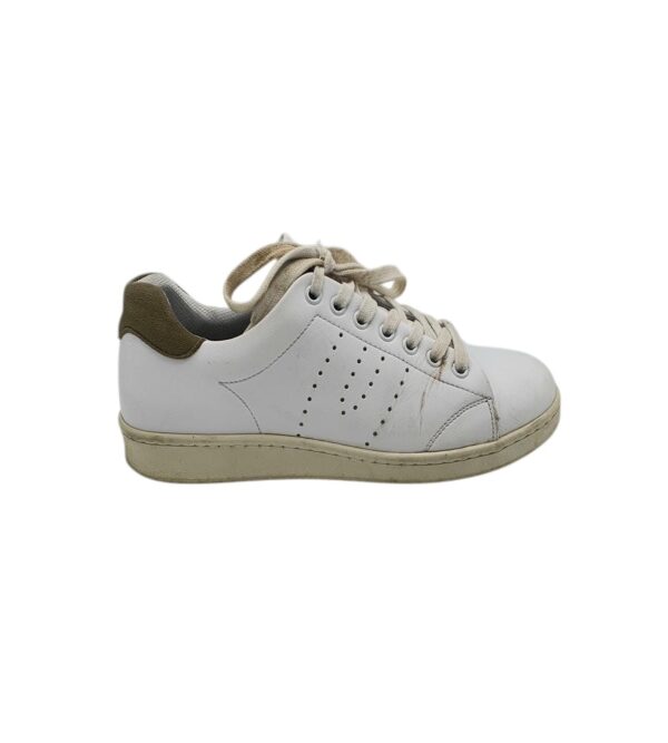 Adidasi dama 37, piele, imitatie de piele, alb - imagine 1