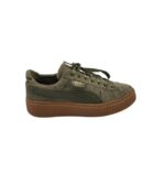 Adidasi barbati Puma 40,5 ,material textil, kaki