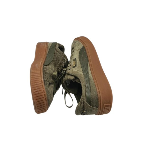 Adidasi barbati Puma 40,5 ,material textil, kaki - imagine 4
