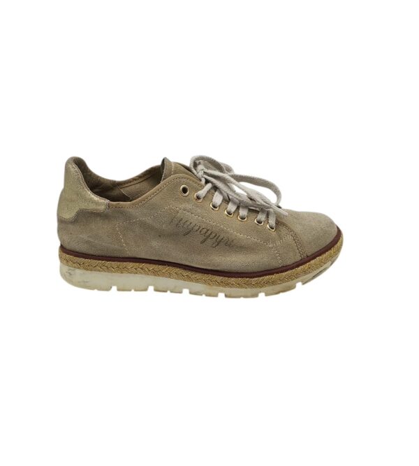 Pantofi dama Napapijri 39, piele intoarsa, bej - imagine 1