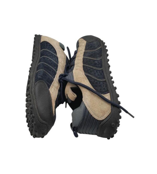 Adidasi barbati 46, piele intoarsa, material textil, negru - imagine 4