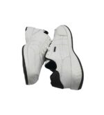 Adidasi barbati Fashion 44, imitatie de piele, alb - imagine 4