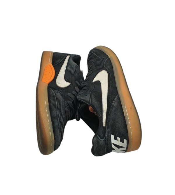 Adidasi barbati Nike 42, piele intoarsa, negru - imagine 4