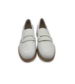 Mocasini dama 39, piele, alb - imagine 3