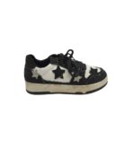 Adidasi dama Pacogil 38, material textil, alb negru