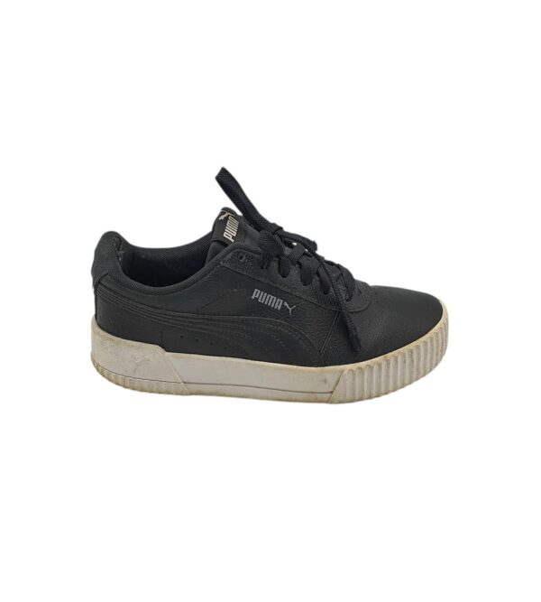 Adidasi dama Puma 38, piele, imitatie de piele, negru - imagine 1