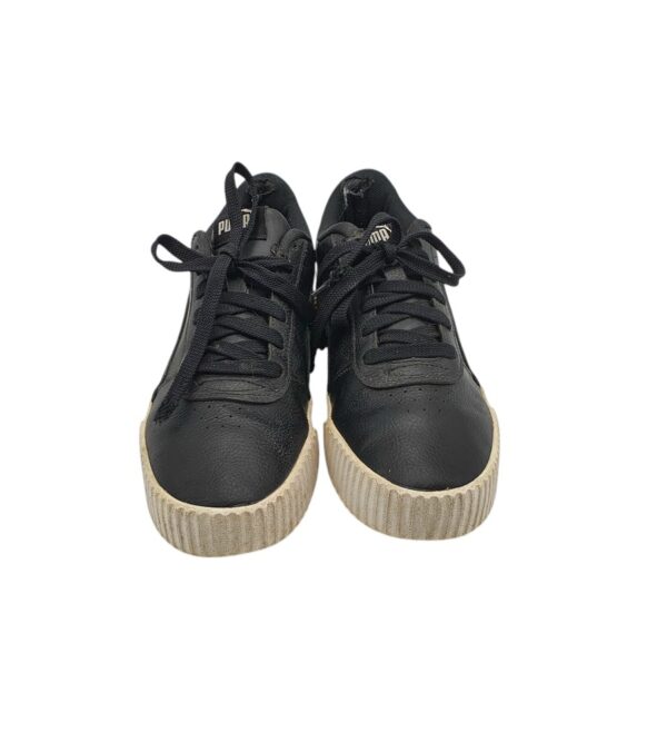 Adidasi dama Puma 38, piele, imitatie de piele, negru - imagine 3