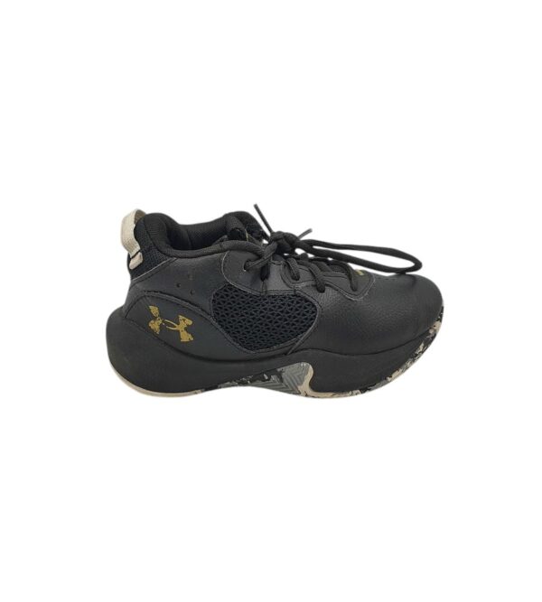 Adidasi copii Under Armour 32, material textil, imitatie de piele, negru - imagine 1