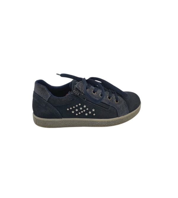 Adidasi copii Bama 34, piele intoarsa , bleumarin - imagine 1