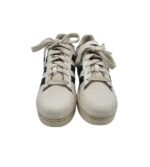 Adidasi dama Adidas 38, piele, alb - imagine 3