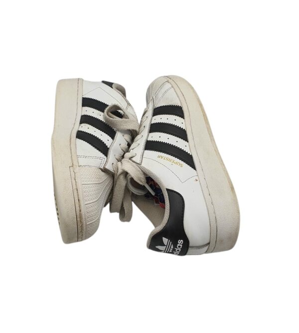 Adidasi dama Adidas 38, piele, alb - imagine 4
