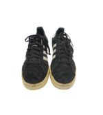Adidasi barbati Adidas 43, piele intoarsa, negru - imagine 3