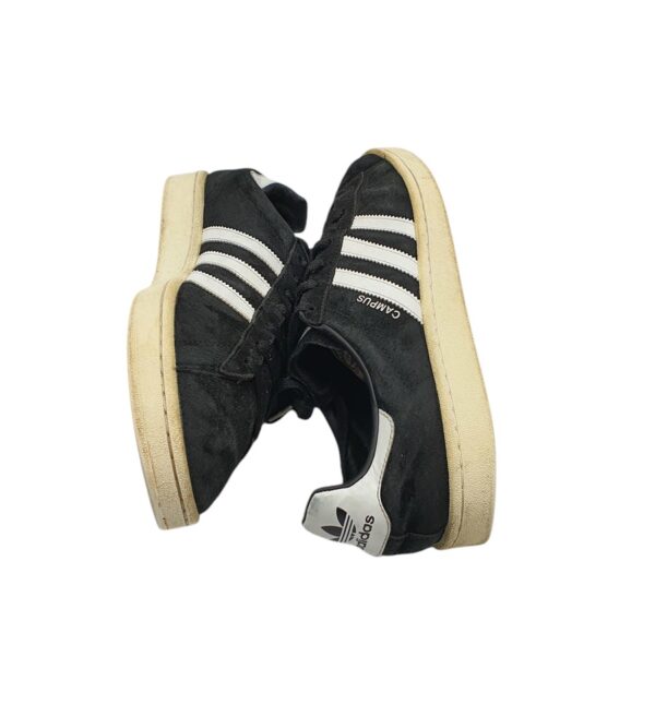 Adidasi barbati Adidas 43, piele intoarsa, negru - imagine 4