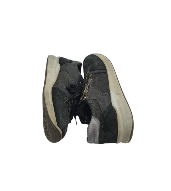 Adidasi copii Superfit 34, piele intoarsa, material textil, negru - imagine 4