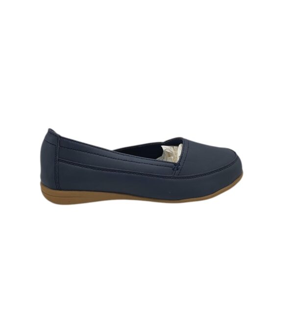 Espadrile dama 41, imitatie de piele, bleumarin - imagine 1