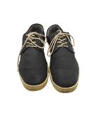 Adidasi barbati Venice 44, imitatie de piele, negru - imagine 3