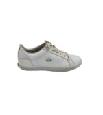 Tenisi dama Lacoste 39, piele, imitatie de piele, alb