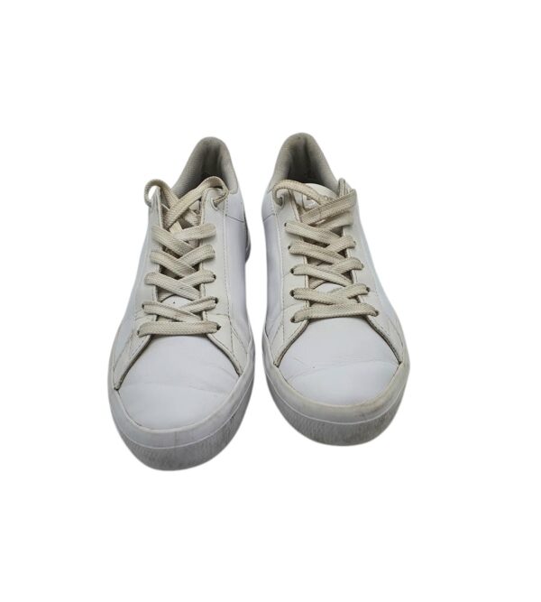 Tenisi dama Lacoste 39, piele, imitatie de piele, alb - imagine 3