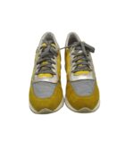Adidasi dama Civico 40, material textil, piele intoarsa, galben - imagine 3