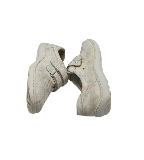 Adidasi dama Waldlaufer 40, piele, alb gri - imagine 4