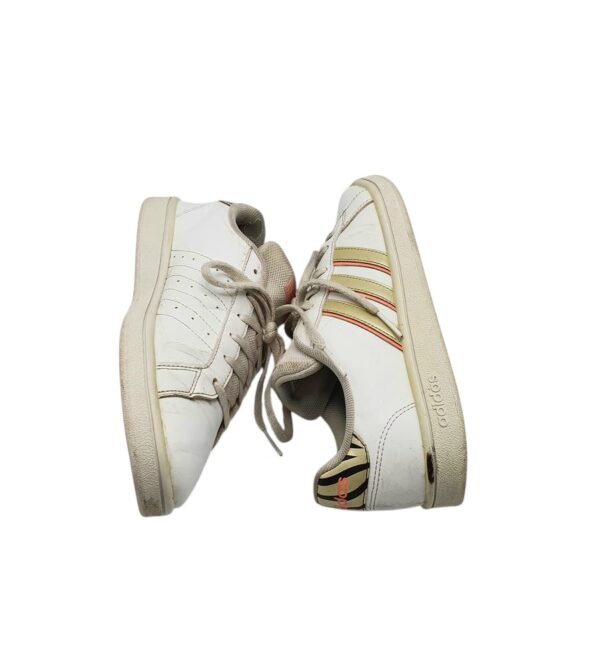 Adidasi dama Adidas 38, imitatie de piele, alb - imagine 4