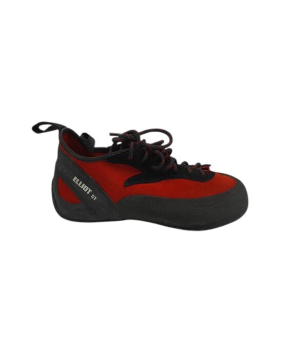 Adidasi barbati Eliot 41, 5 , piele intoarsa, alte materiale, rosu negru - imagine 1
