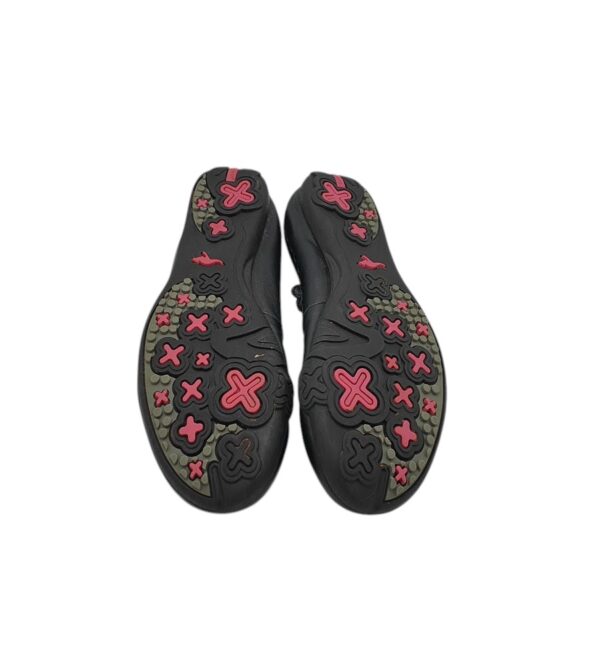 Balerini dama Kangaroos 38, piele, negru - imagine 5