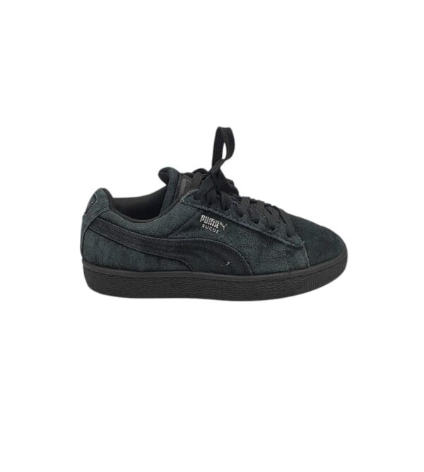 Adidasi dama Puma 38, piele intoarsa, negru - imagine 1