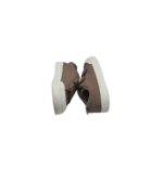 Tenisi copii H&M 22, imitatie de piele, gri - imagine 4