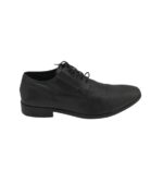 Pantofi barbati Oxmox 46, piele, negru