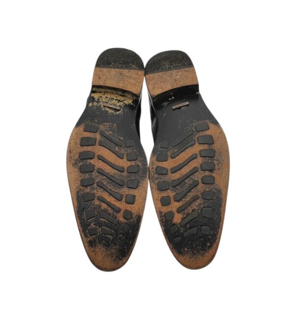 Pantofi barbati Oxmox 46, piele, negru - imagine 5
