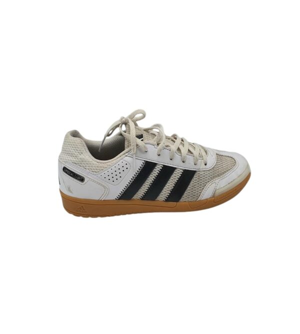 Adidasi barbati Adidas 41, imitatie de  piele , material textil, alb - imagine 1