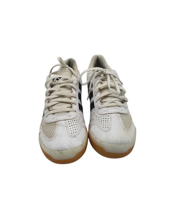 Adidasi barbati Adidas 41, imitatie de  piele , material textil, alb - imagine 3