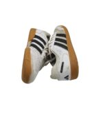 Adidasi barbati Adidas 41, imitatie de  piele , material textil, alb - imagine 4