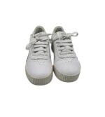 Adidasi dama Puma 37, imitatie de piele, piele, alb - imagine 3