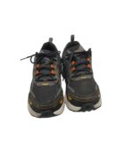 Adidasi barbati Skechers 43, material textil, imitatie de piele, negru - imagine 3