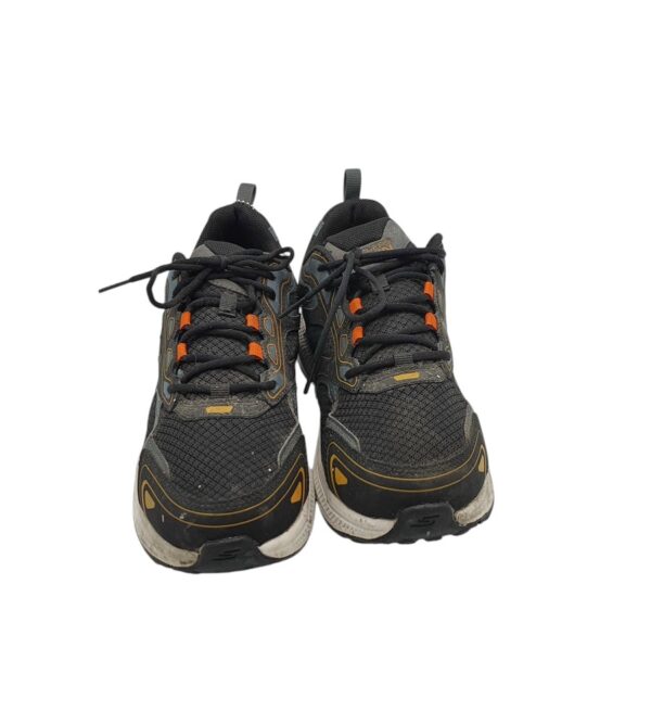 Adidasi barbati Skechers 43, material textil, imitatie de piele, negru - imagine 3