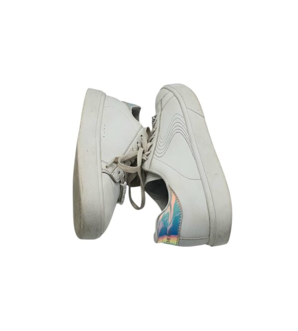 Tenisi dama Skechers 37, piele, alb - imagine 4