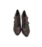 Botine dama Ralph Lauren 37, piele, maro - imagine 3