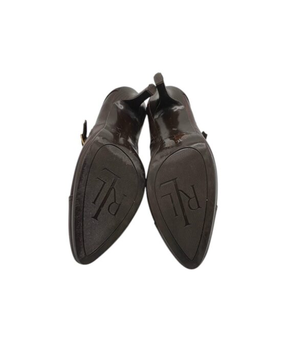 Botine dama Ralph Lauren 37, piele, maro - imagine 5