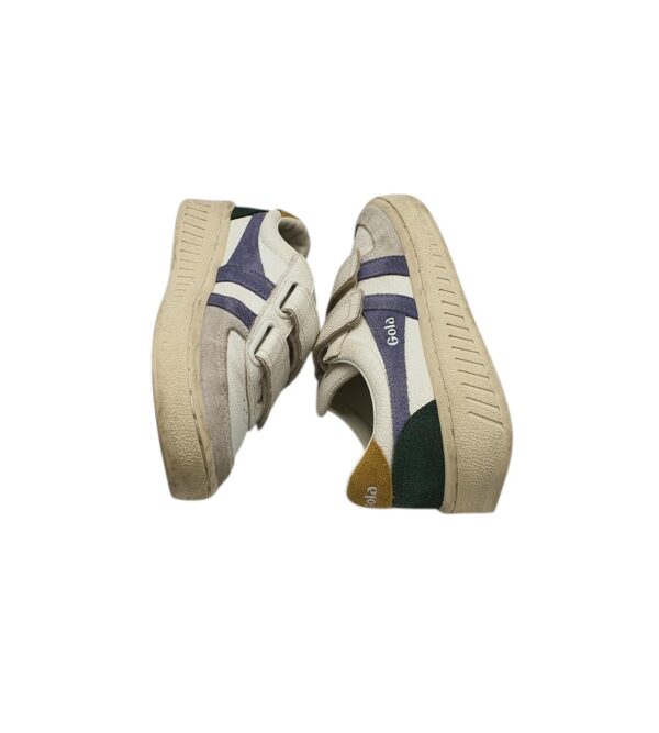 Adidasi copii Gola 32, piele, piele intoarsa, alb - imagine 4