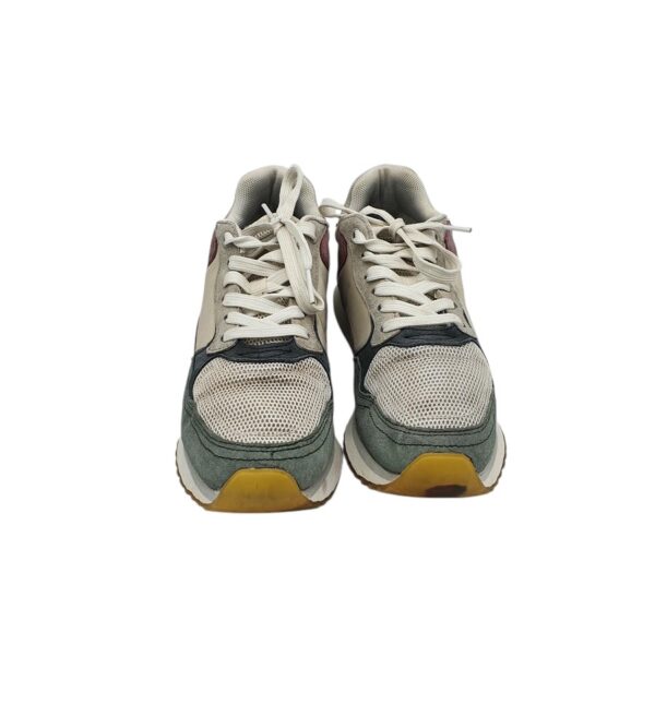 Adidasi dama Hoff 37, piele, piele intoarsa, material textil, alb - imagine 3