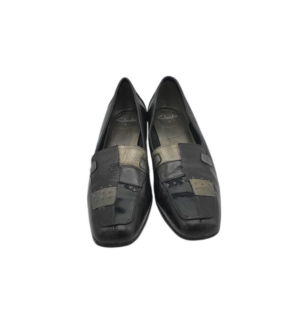 Pantofi dama Clarks 38, piele, negru - imagine 3