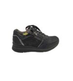 Adidasi dama Nero Giardini 40, piele, piele intoarsa, negru