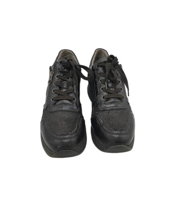 Adidasi dama Nero Giardini 40, piele, piele intoarsa, negru - imagine 3