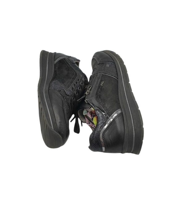 Adidasi dama Nero Giardini 40, piele, piele intoarsa, negru - imagine 4