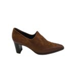 Pantofi dama Hogl 38, piele intoarsa, maro