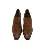 Pantofi dama Hogl 38, piele intoarsa, maro - imagine 3