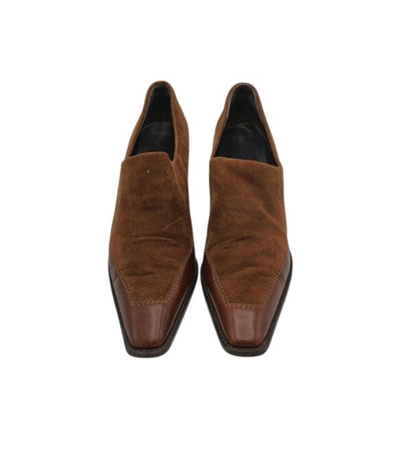 Pantofi dama Hogl 38, piele intoarsa, maro - imagine 3